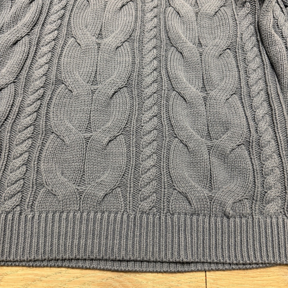 Haven Well Within Side Zip Cowl Neck Cable Knit Sweater Size Medium NWT - Picture 6 of 11